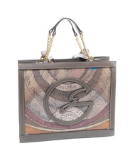 GATTINONI PLANETARIUM Borsa a spalla / a mano wild watercolor/ dk taupe - Borse Donna - 2