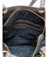 GATTINONI PLANETARIUM Borsa a spalla / a mano wild watercolor/ dk taupe - Borse Donna - 5