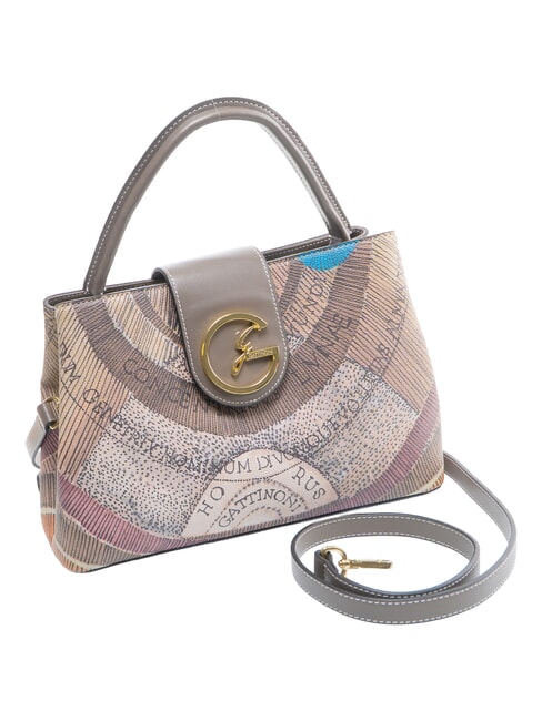 PLANETARIUM Borsa a mano, con tracolla wild watercolor/ dk taupe - Borse Donna