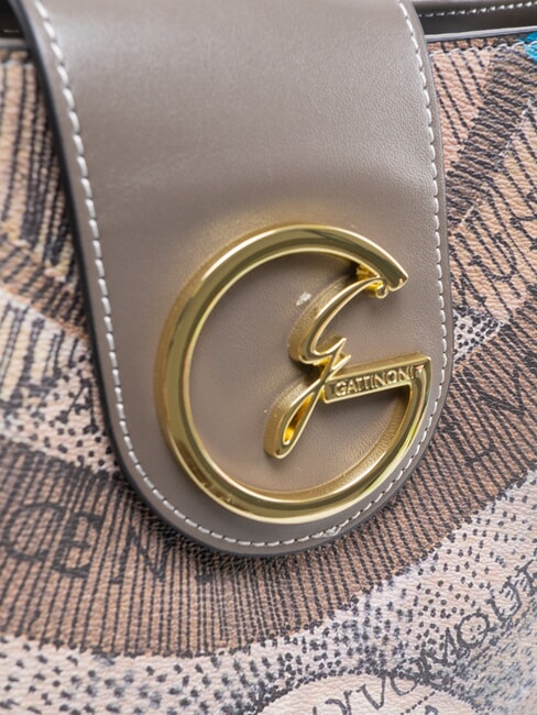 PLANETARIUM Borsa a mano, con tracolla wild watercolor/ dk taupe - Borse Donna