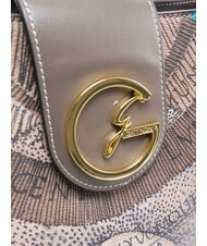 GATTINONI PLANETARIUM Borsa a mano, con tracolla wild watercolor/ dk taupe - Borse Donna - 4