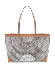 GATTINONI PLANETARIUM Shopping Bag ink sepia/lt tan - Borse Donna - 3