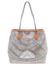 GATTINONI PLANETARIUM Borsa shopping media ink sepia/lt tan - Borse Donna - 3