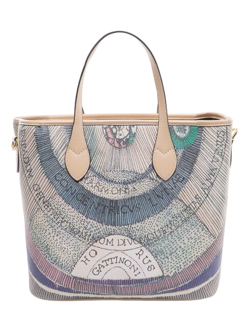 PLANETARIUM Shopper a mano, con tracolla watercolor/beige - Borse Donna