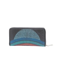 GATTINONI PLANETARIUM Portafoglio grande zip around planet.black print - Portafogli Donna - 3