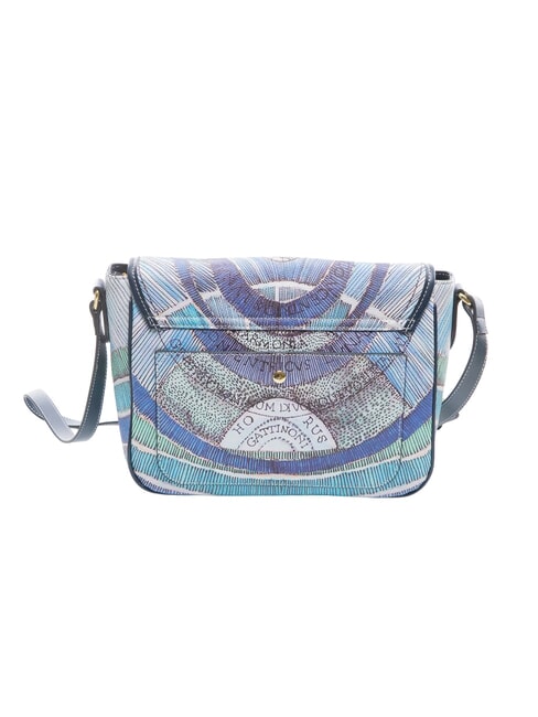 PLANETARIUM Borsa a tracolla con flap acquamarine/dk navy - Borse Donna