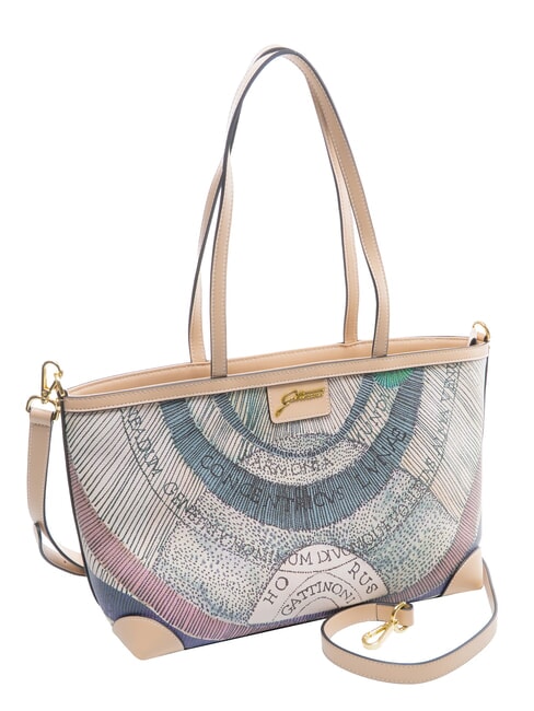 PLANETARIUM Shopping Bag watercolor/beige - Borse Donna