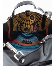 GATTINONI PLANETARIUM Borsa a spalla reversibile NERO - Borse Donna - 5