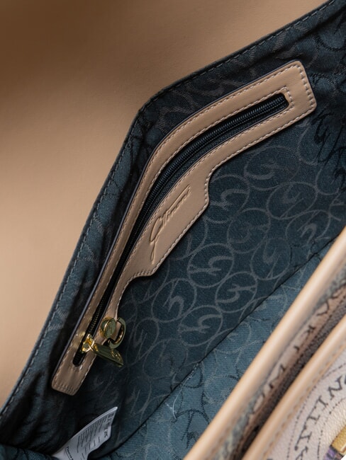 PLANETARIUM Convertible bag with flap watercolor/beige - Borse Donna