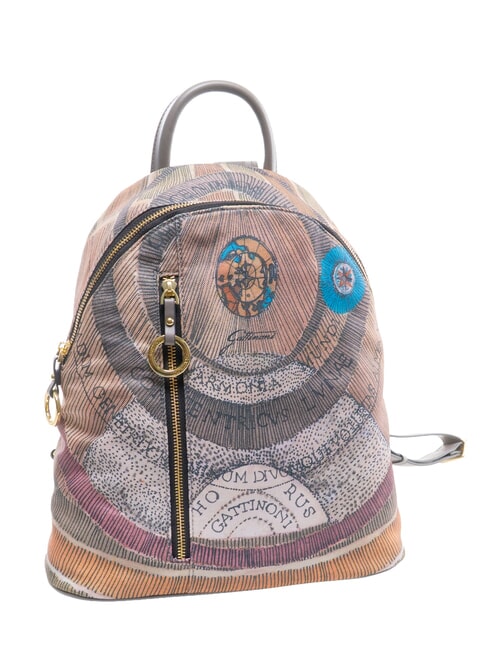 PLANETARIUM Zainetto wild watercolor/ dk taupe - Borse Donna
