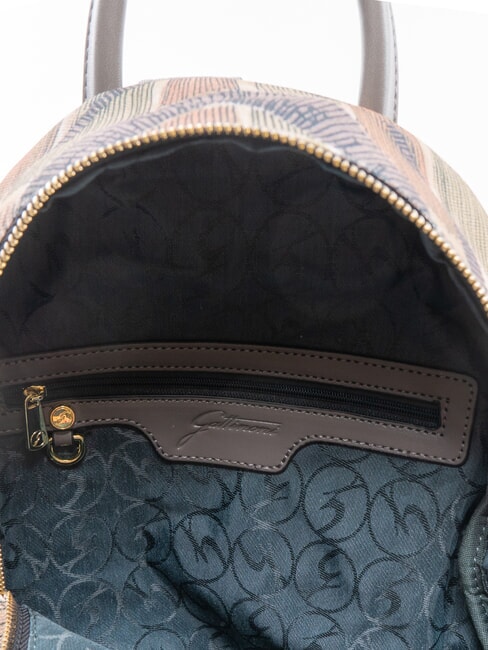 PLANETARIUM Zainetto wild watercolor/ dk taupe - Borse Donna