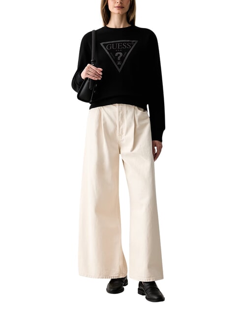 BASIC TRIANGLE Felpa a girocollo jetbla - Felpe Donna