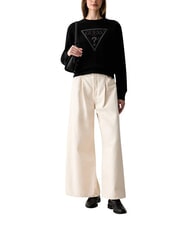 GUESS BASIC TRIANGLE Felpa a girocollo jetbla - Felpe Donna - 3