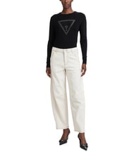GUESS KATIE Maglia a girocollo, aderente jetbla - Maglie Donna - 3