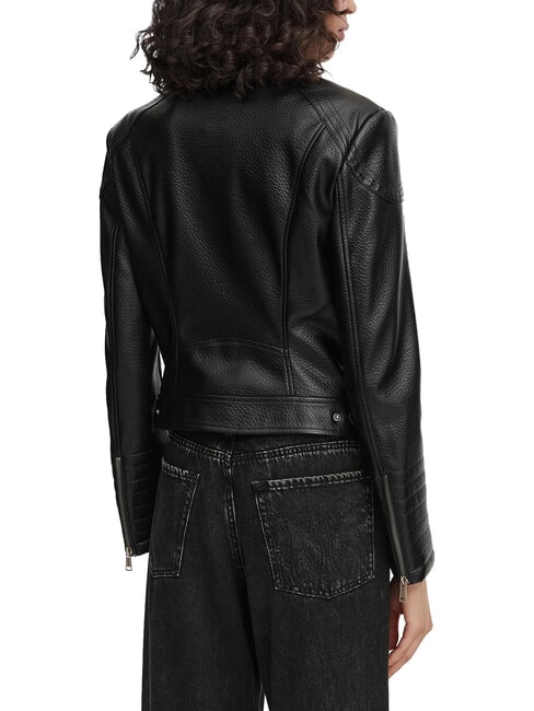 MARLENE CARIBOU Giacca in similpelle, regular fit jetbla - Giacche Donna