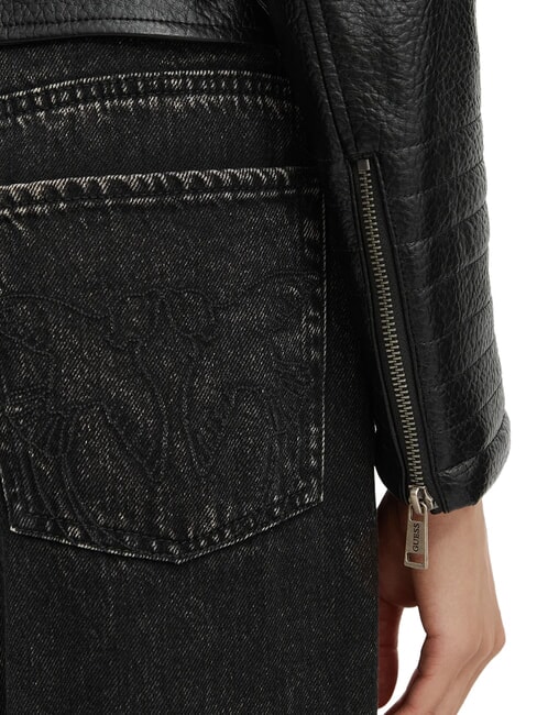 MARLENE CARIBOU Giacca in similpelle, regular fit jetbla - Giacche Donna