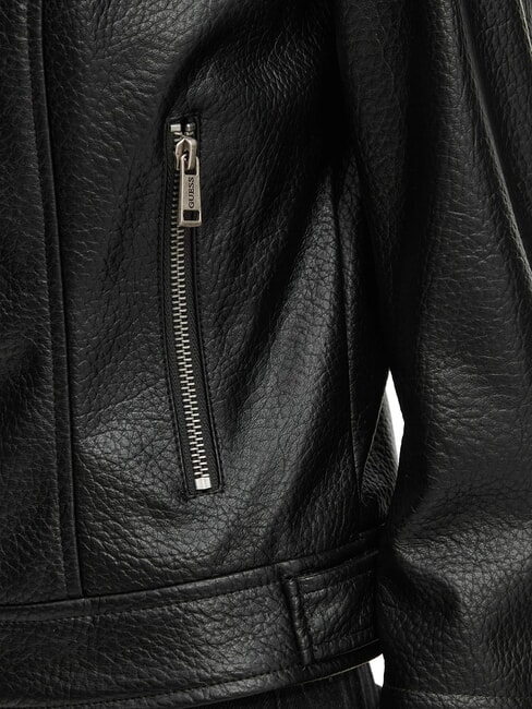 MARLENE CARIBOU Giacca in similpelle, regular fit jetbla - Giacche Donna