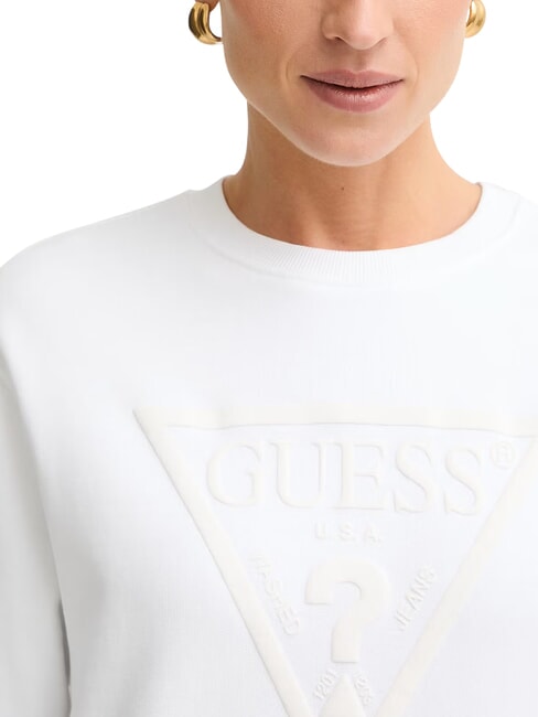 BASIC TRIANGLE Felpa a girocollo purwhite - Felpe Donna