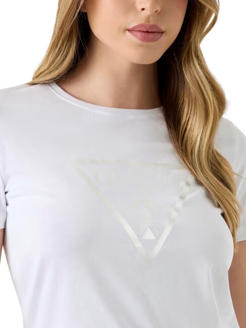 NEW BASIC T-shirt a manica corta, puro cotone purwhite - T-shirt e Top Donna
