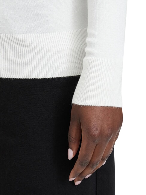 KATIE Maglia a girocollo, aderente cremwhi - Maglie Donna