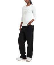 GUESS KATIE Maglia a girocollo, aderente cremwhi - Maglie Donna - 3