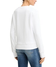 GUESS BASIC TRIANGLE Felpa a girocollo purwhite - Felpe Donna - 2