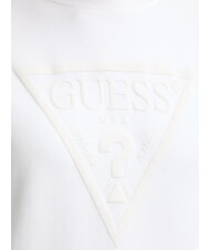 GUESS BASIC TRIANGLE Felpa a girocollo purwhite - Felpe Donna - 5
