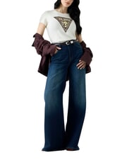 GUESS SNAKE TRIANGLE T-shirt a manica corta cremwhi - T-shirt e Top Donna - 3