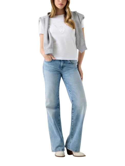 NEW BASIC T-shirt a manica corta, puro cotone purwhite - T-shirt e Top Donna