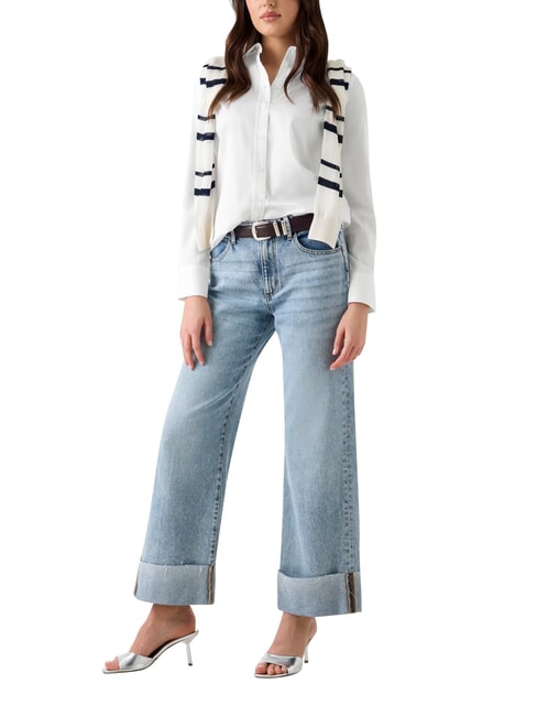 NEW CATE Camicia a maniche lunghe purwhite - Camicie Donna