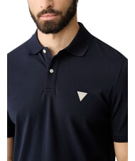 GUESS BASIC Polo in cotone smartblue - Polo Uomo - 4