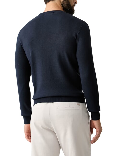 MASON PRINTED Maglia a girocollo, a maniche lunghe smartblue - Maglie Uomo