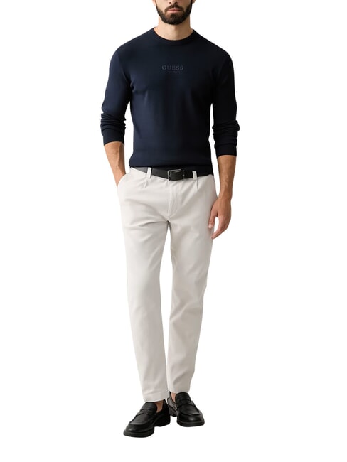MASON PRINTED Maglia a girocollo, a maniche lunghe smartblue - Maglie Uomo