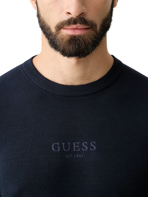 MASON PRINTED Maglia a girocollo, a maniche lunghe smartblue - Maglie Uomo