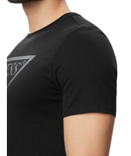 GUESS CORE T-shirt a manica corta, puro cotone jetbla - T-shirt Uomo - 5