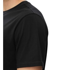 GUESS LOGO T-shirt a manica corta, puro cotone jetbla - T-shirt Uomo - 5
