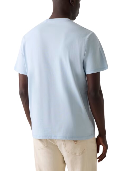 LOGO T-shirt a manica corta, puro cotone aerial blue - T-shirt Uomo