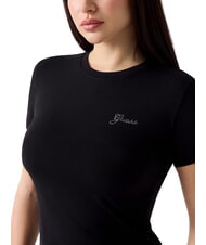 GUESS NEW MINI T-shirt logata jetbla - T-shirt e Top Donna - 4