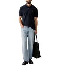 GUESS BASIC Polo in cotone smartblue - Polo Uomo - 3