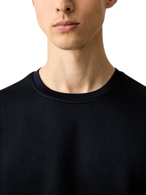 ALL OVER JACQUARD Felpa a girocollo ao macro 4g triangle - Felpe Uomo