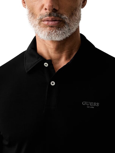 ESSENTIAL Polo a manica corta jetbla - T-shirt Uomo