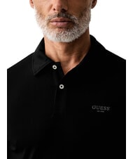 GUESS ESSENTIAL Polo a manica corta jetbla - T-shirt Uomo - 4