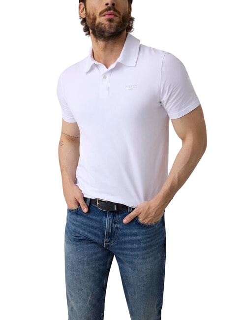 ESSENTIAL Polo a manica corta purwhite - T-shirt Uomo