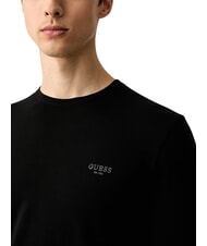 GUESS CORE T-shirt a manica lunga, slim jetbla - Maglie Uomo - 4