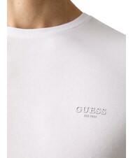 GUESS CORE T-shirt a manica corta, slim purwhite - T-shirt Uomo - 5