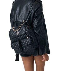 GUESS GIULLY 2 Zaino con taschini anteriori NERO - Borse Donna - 3