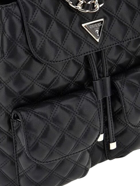 GIULLY 2 Zaino con taschini anteriori NERO - Borse Donna
