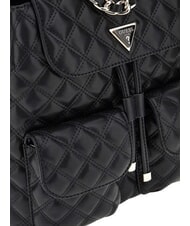 GUESS GIULLY 2 Zaino con taschini anteriori NERO - Borse Donna - 5