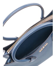 MICHAEL KORS MERCER Borsa a spalla con tracolla, in pelle navy - Borse Donna - 5