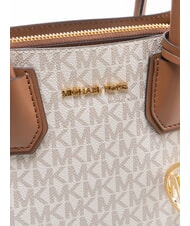 MICHAEL KORS MERCER Borsa messenger a mano, con tracolla vanilla - Borse Donna - 4